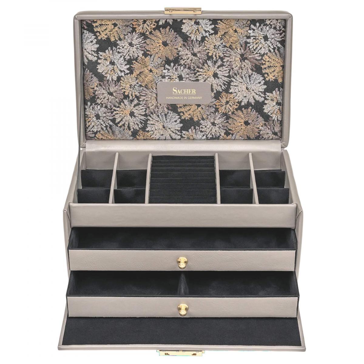SACHER | Schmuckkoffer Emma Fleur Venice grau (24.510.561604)