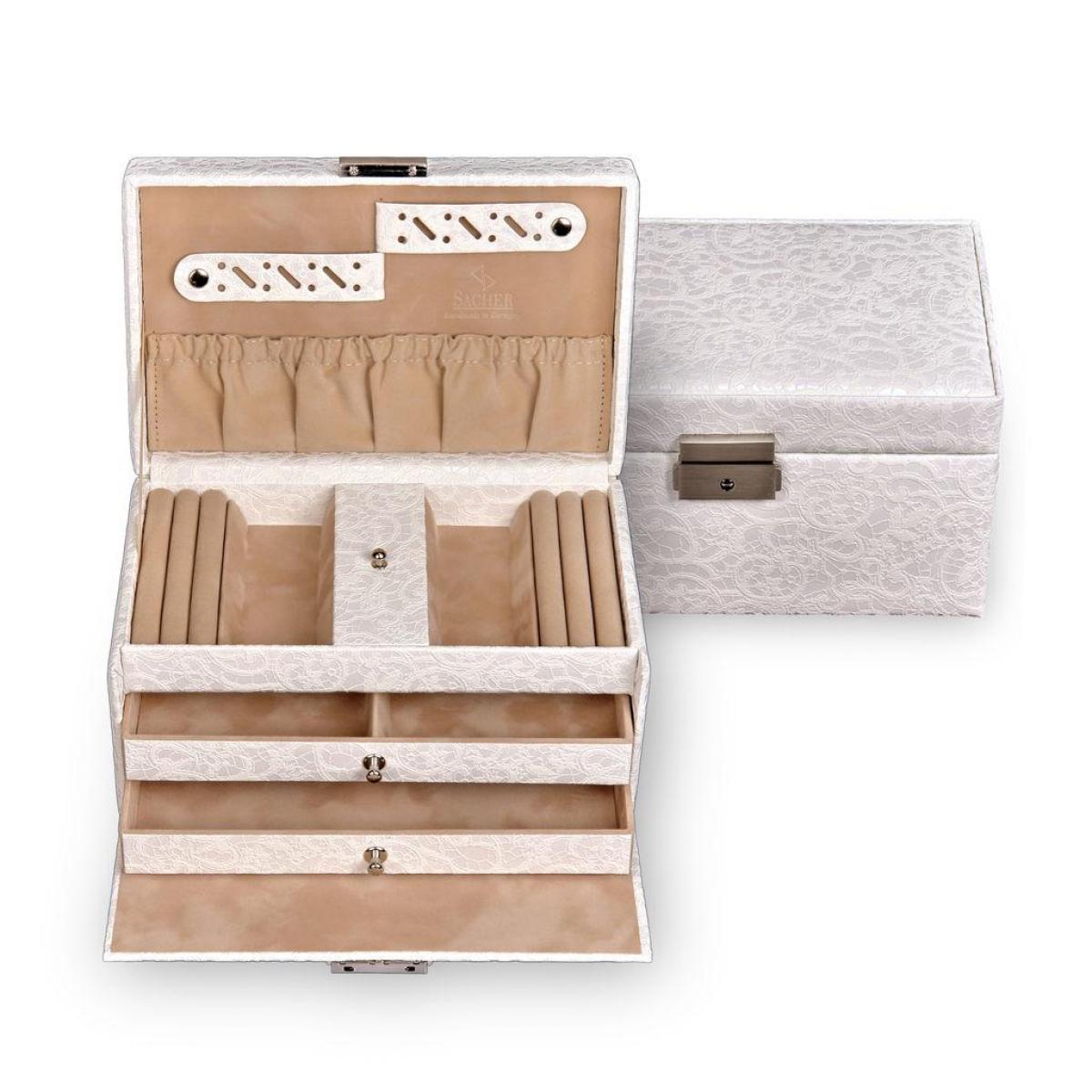 SACHER | Schmuckkasten Eva Nordic Style Tulle weiß (27.000.392043)