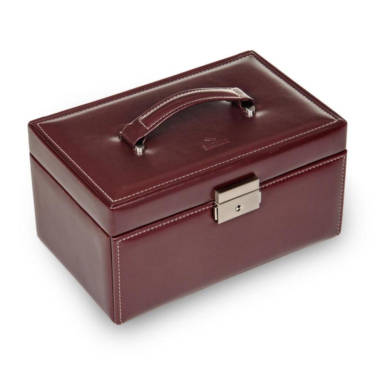 SACHER | Schmuckkoffer Eva New Classic Lederimitat Nappaoptik bordeaux (27.000.290143)