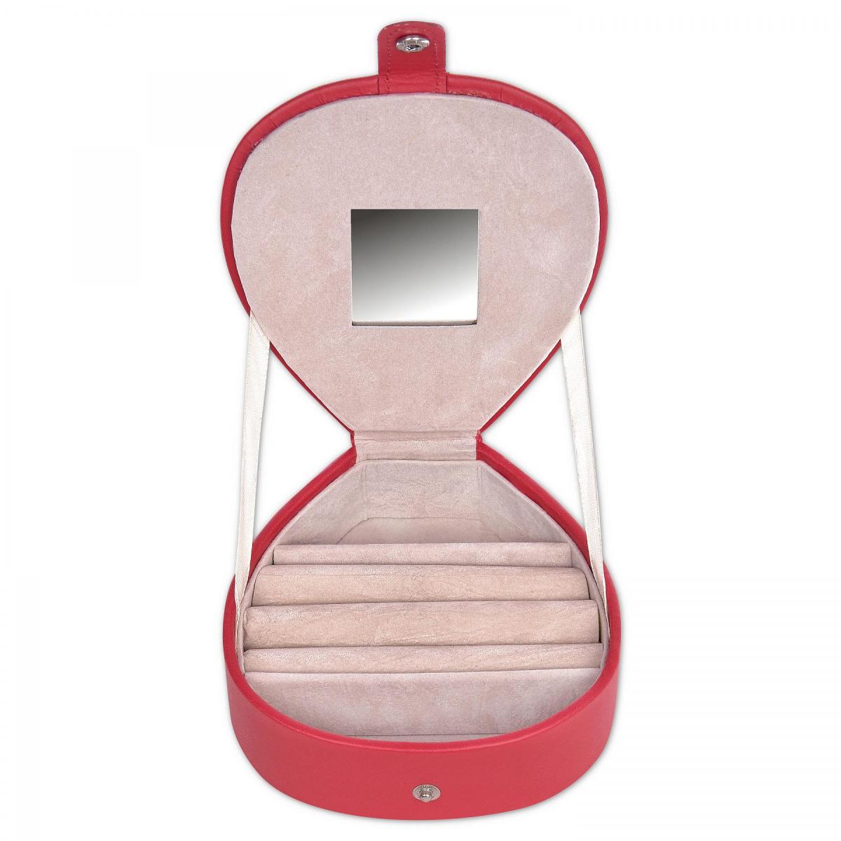 SACHER | Schmuckkästchen Girlie Standard Lederimitat rot (H4.000.290343)
