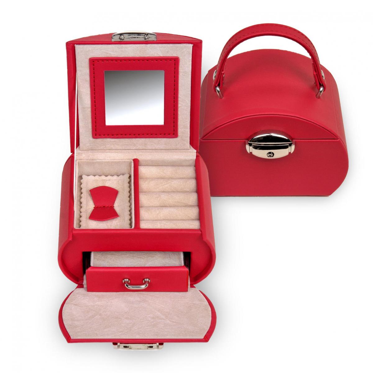 SACHER | Schmuckkästchen Girlie Standard Lederimitat rot (H5.000.290343)