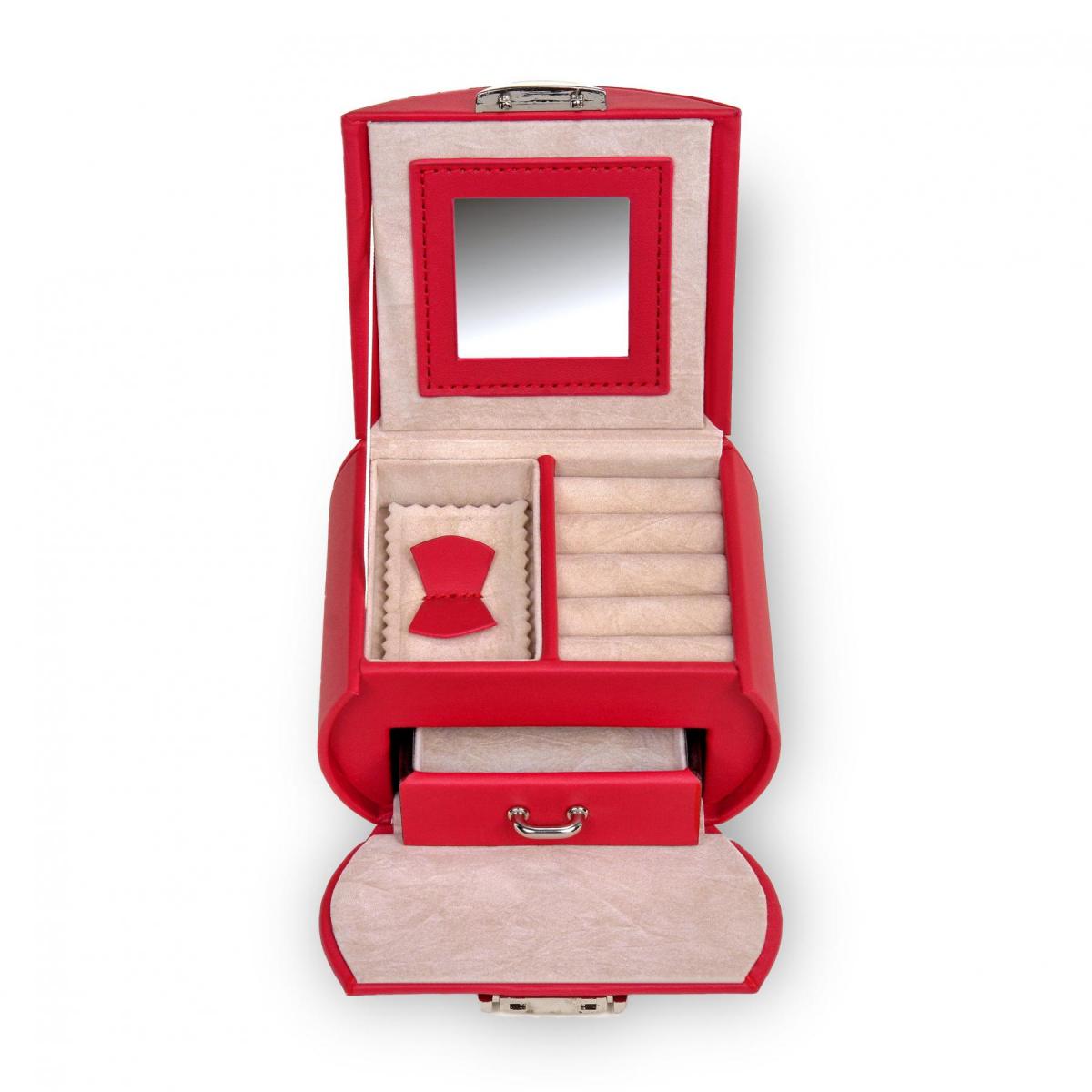 SACHER | Schmuckkästchen Girlie Standard Lederimitat rot (H5.000.290343)