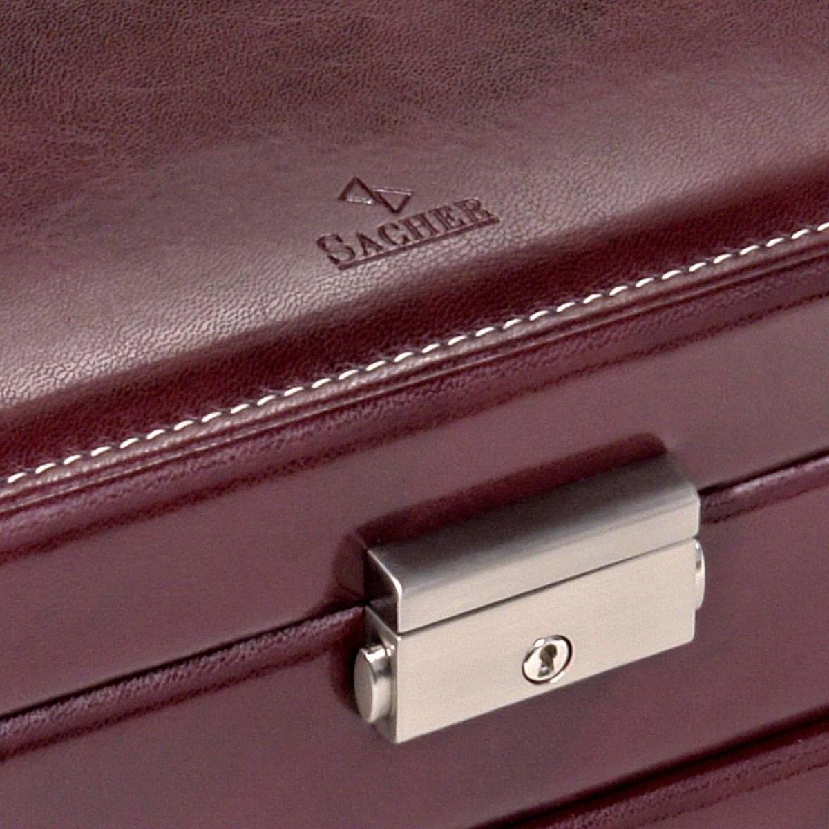 SACHER | Schmuckkasten Helen Florage Lederimitat bordeaux (34.501.360102)