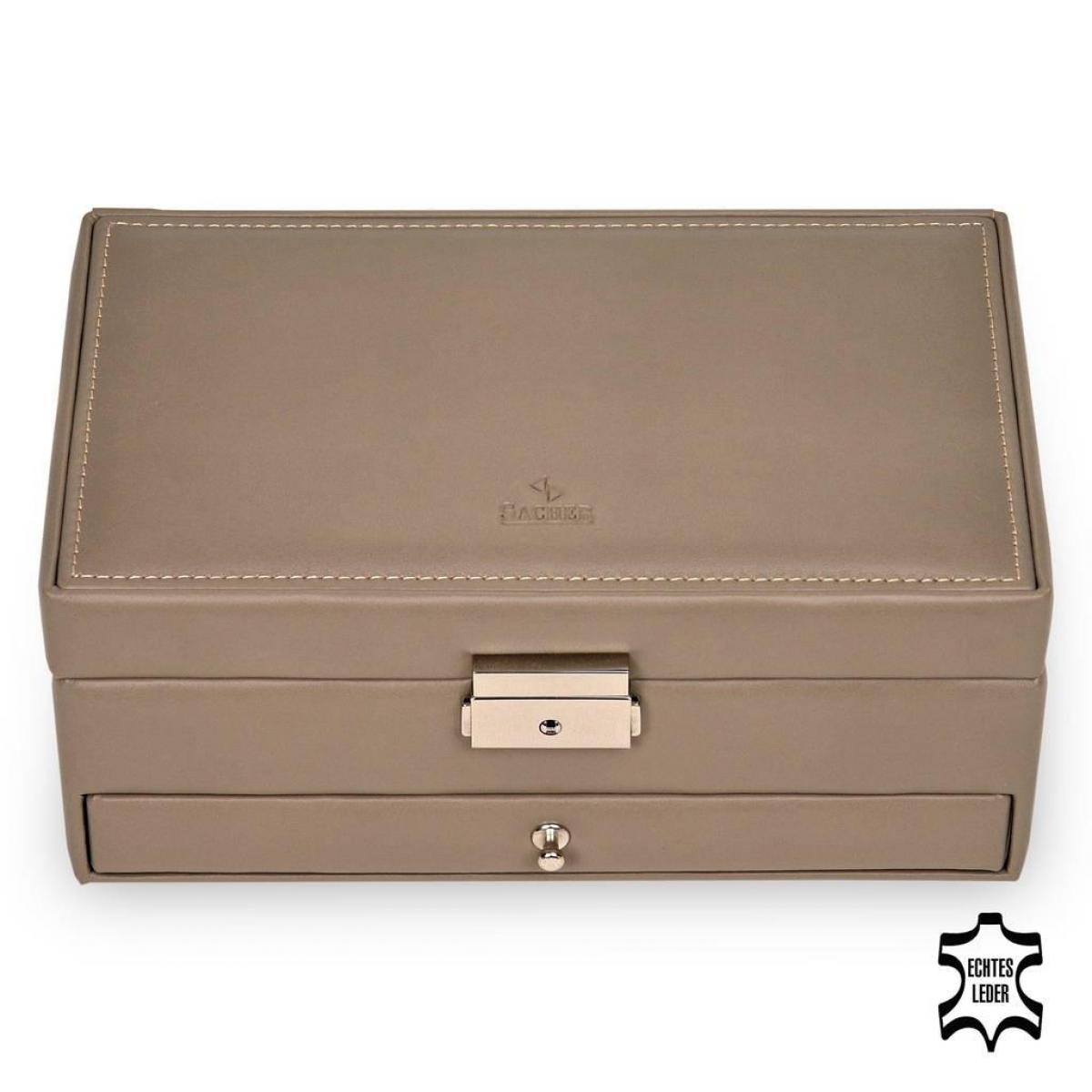 SACHER | Schmuckkasten Helen Nature Echtleder taupe (34.107.565943)