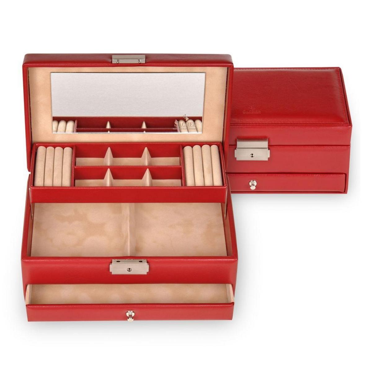 SACHER | Schmuckkasten Helen New Classic Lederimitat rot (34.000.295043)