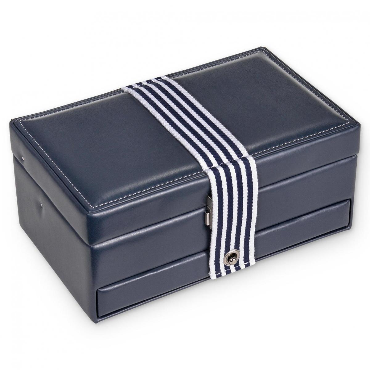 SACHER | Schmuckkasten Helen Young Lederimitat navy (34.509.294008)