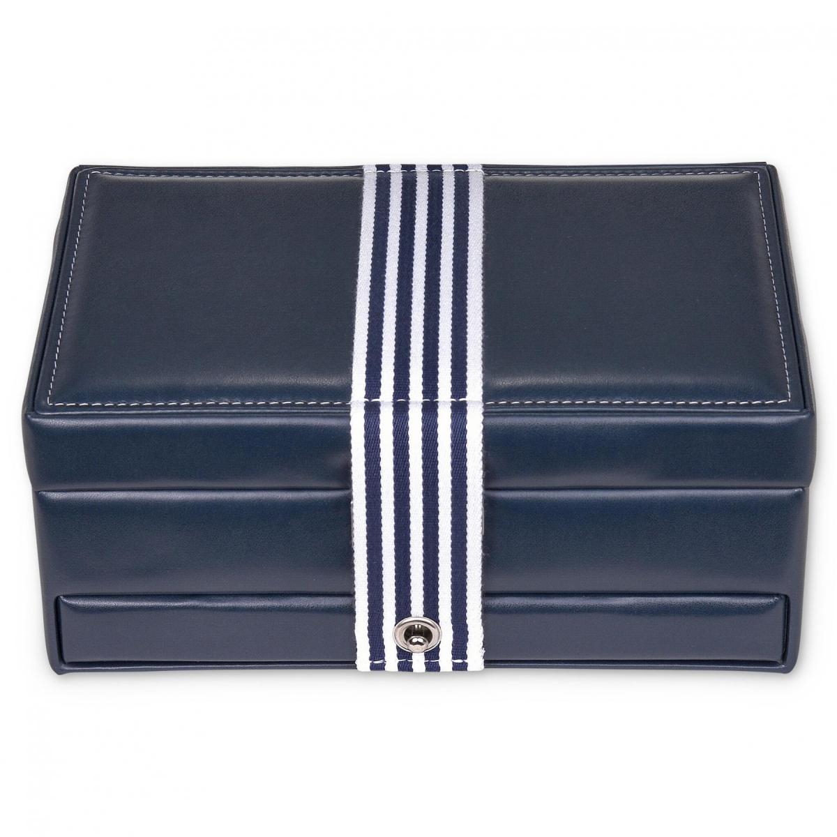 SACHER | Schmuckkasten Helen Young Lederimitat navy (34.509.294008)