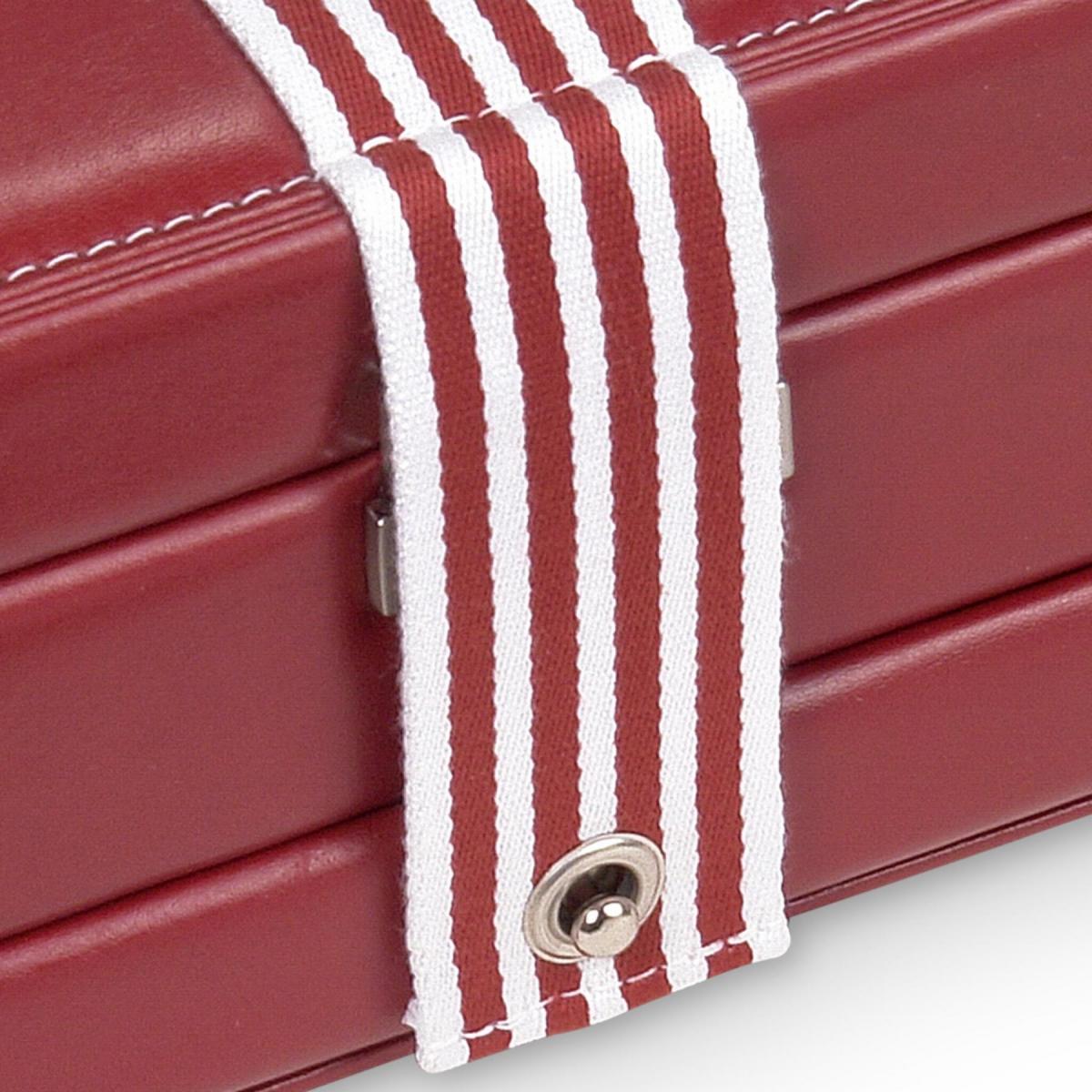 SACHER | Schmuckkasten Helen Young Lederimitat rot (34.509.295043)