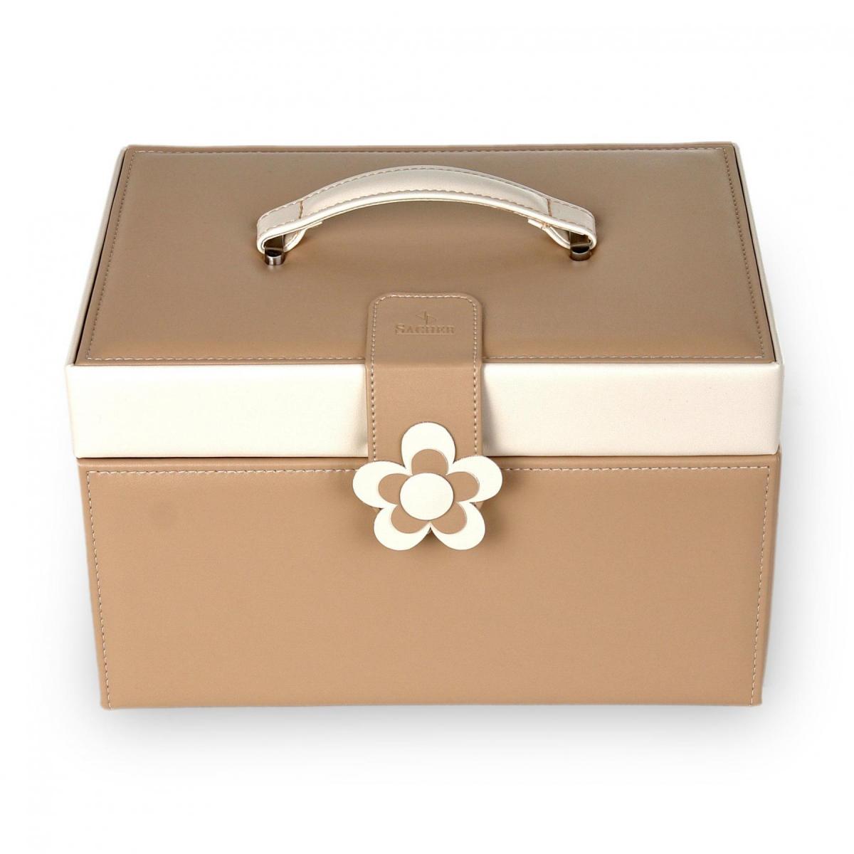 SACHER | Schmuckkoffer Jasmin Bella Fiore beige (72.518.507443)