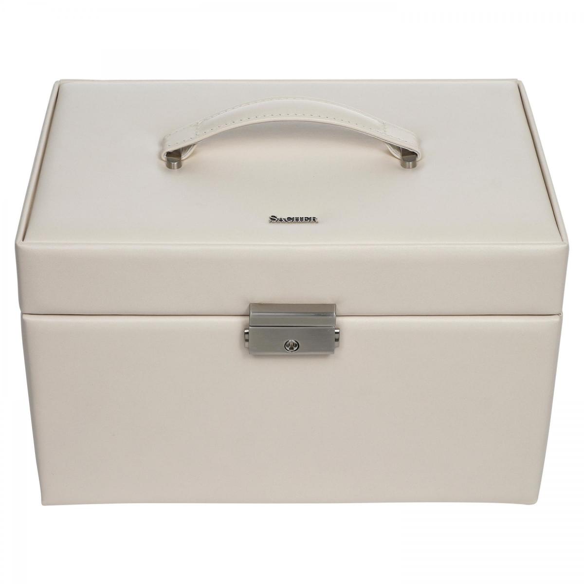 SACHER | Schmuckkoffer Jasmin Elegance Leder ivory (72.518.565608)