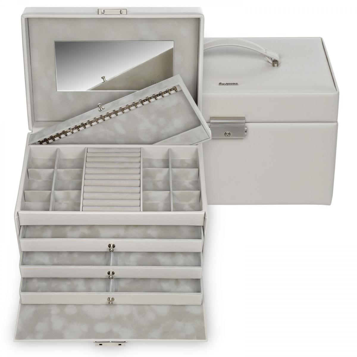 SACHER | Schmuckkoffer Jasmin Elegance Leder sand (72.518.561821)