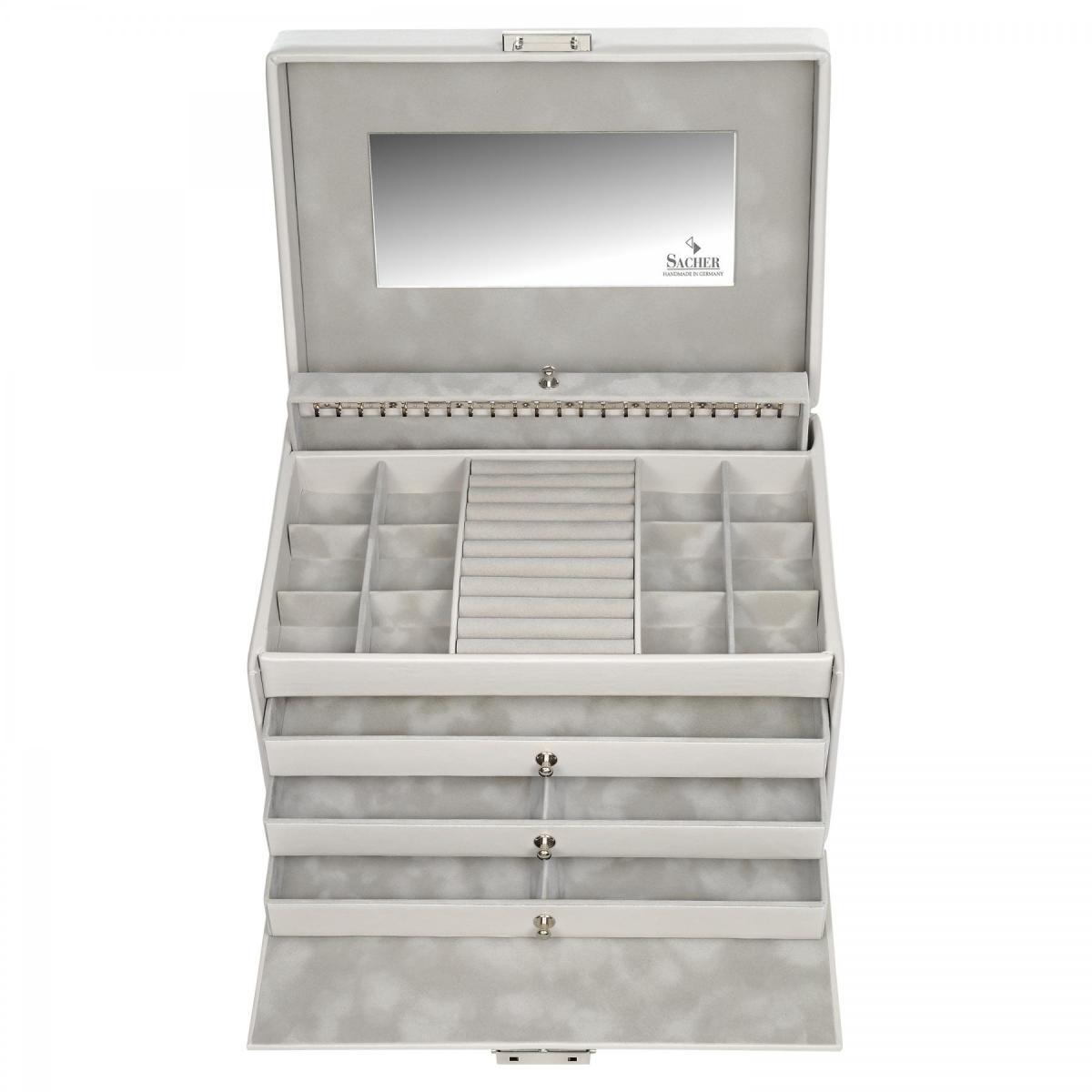 SACHER | Schmuckkoffer Jasmin Elegance Leder sand (72.518.561821)