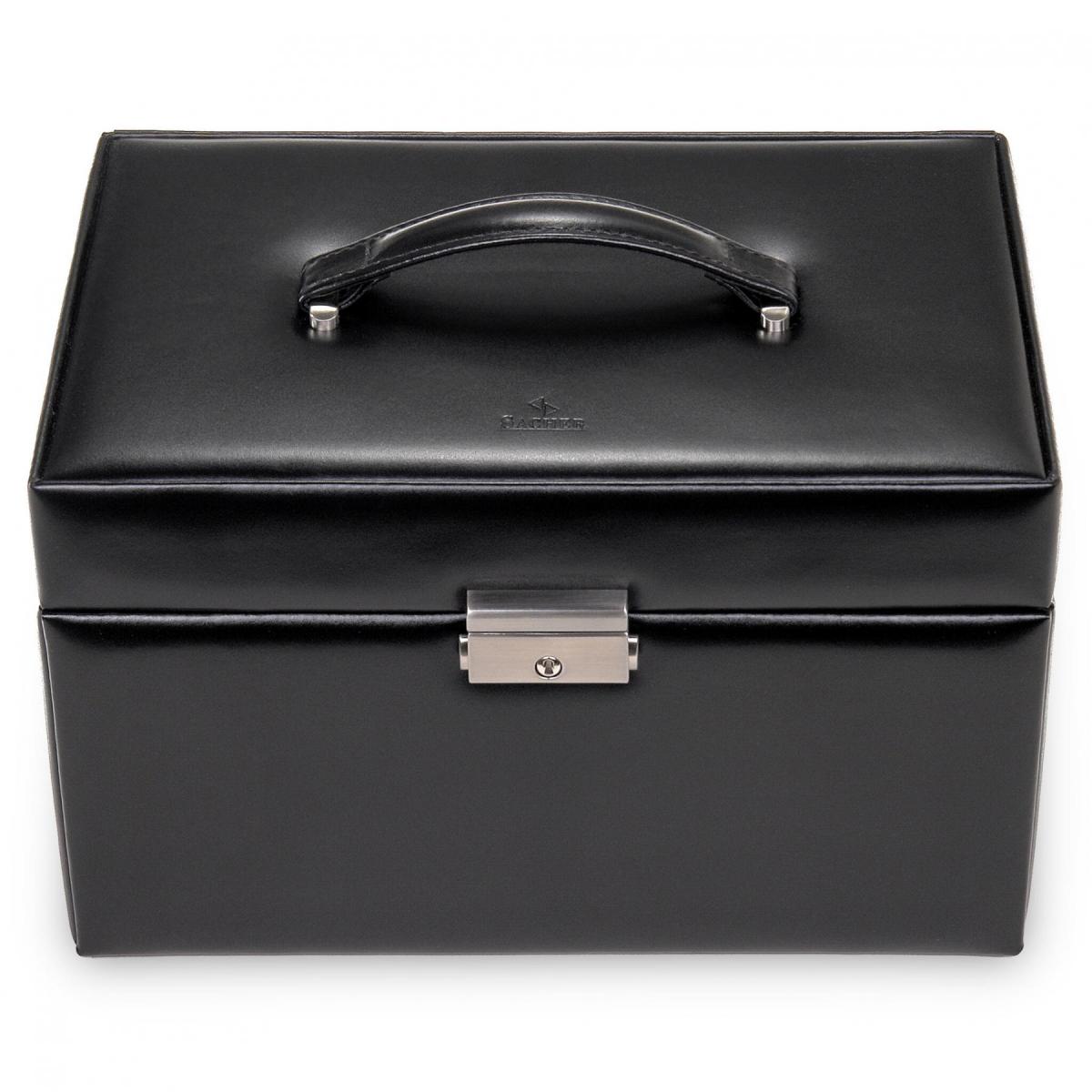 SACHER | Schmuckkoffer Julia New Classic Lederimitat schwarz (69.000.290443)