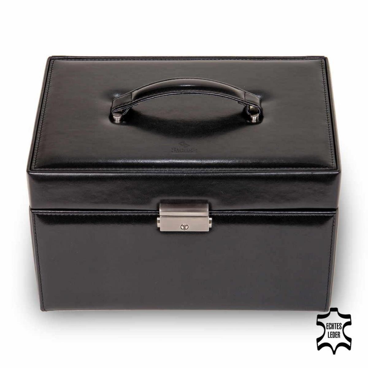 SACHER | Schmuckkoffer Lena New Classic Echtleder schwarz (77.107.010443)