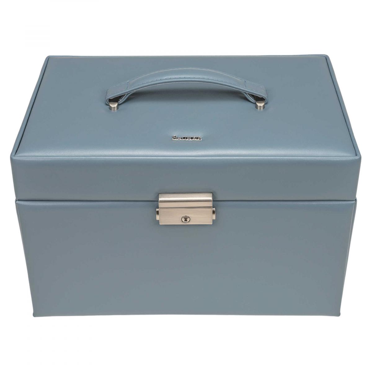 SACHER | Schmuckkoffer Lena Pastello Vollrindleder hellblau (77.107.560808)