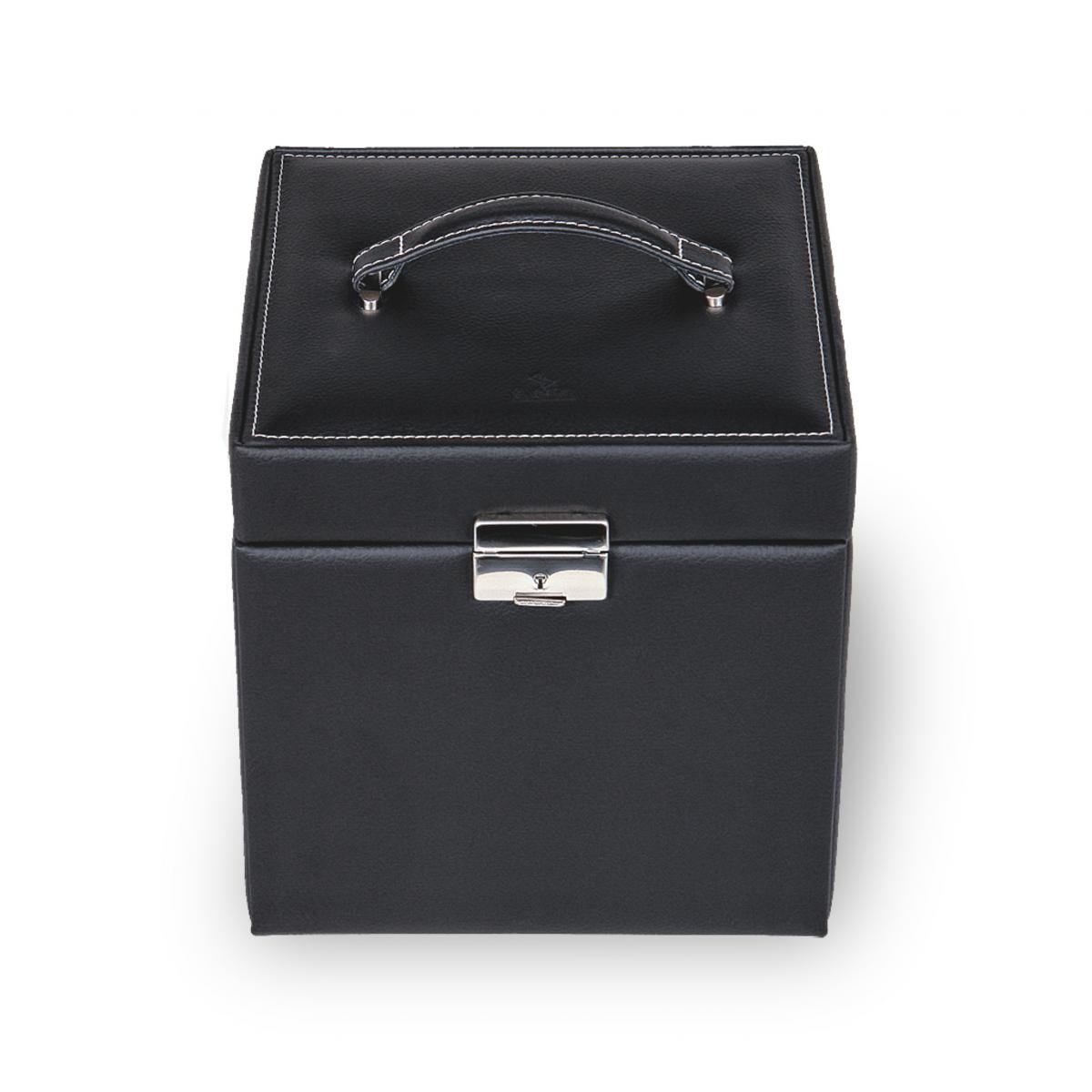 SACHER | Schmuckkoffer Lisa Tamigi Sport Echtleder schwarz (80.107.1504P62)