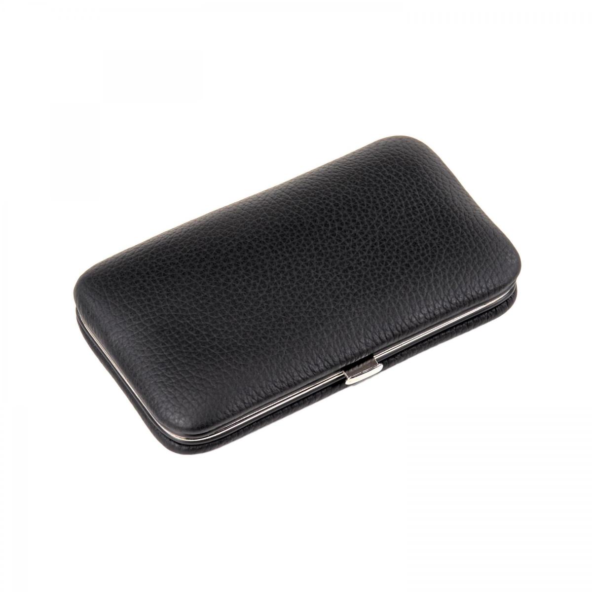 SACHER | Manikürenset 4-teilig Leder genarbt schwarz (TF100R.1504)