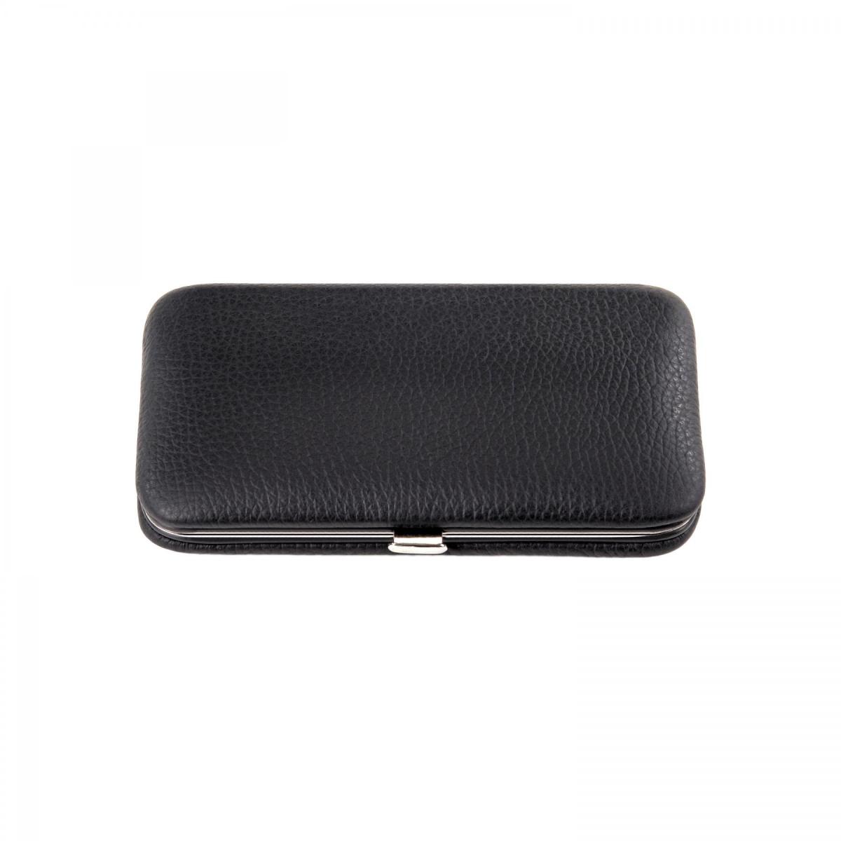 SACHER | Manikürenset 4-teilig Leder genarbt schwarz (TF100R.1504)