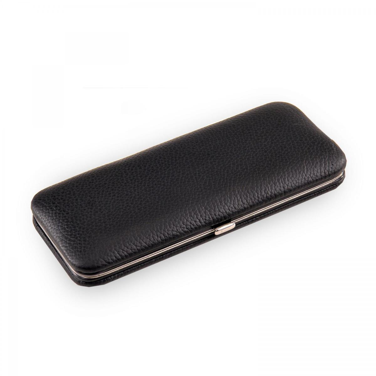SACHER | Manikürenset 5-teilig Leder genarbt schwarz (TF300R.1504)
