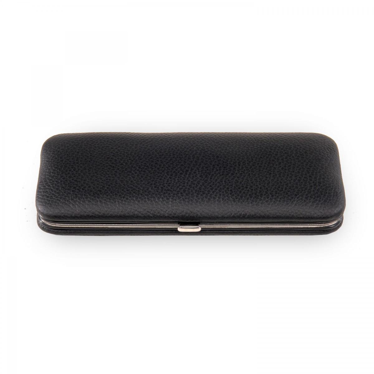 SACHER | Manikürenset 5-teilig Leder genarbt schwarz (TF300R.1504)