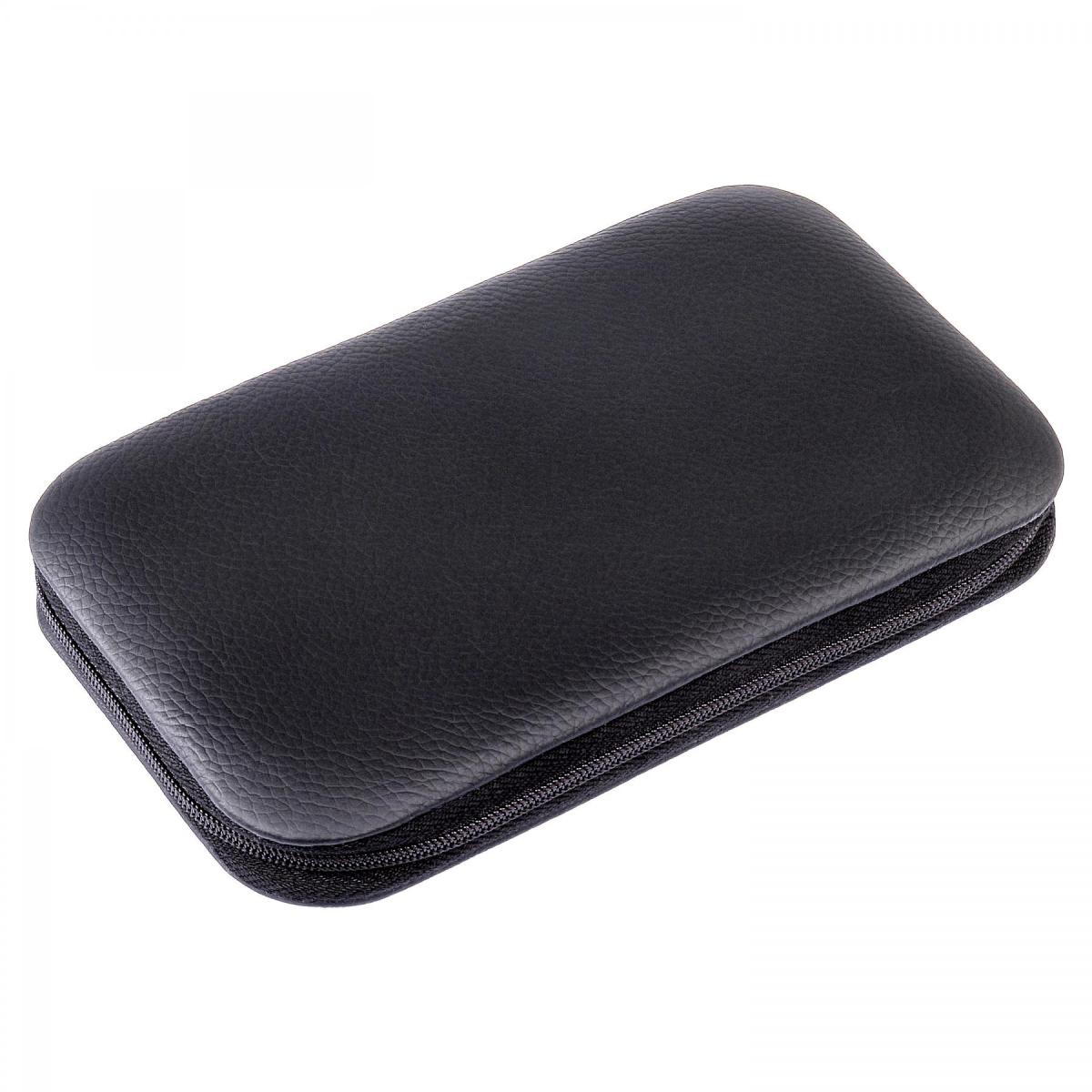 SACHER | Manikürenset 6-teilig Leder genarbt schwarz (TR100R.1504)