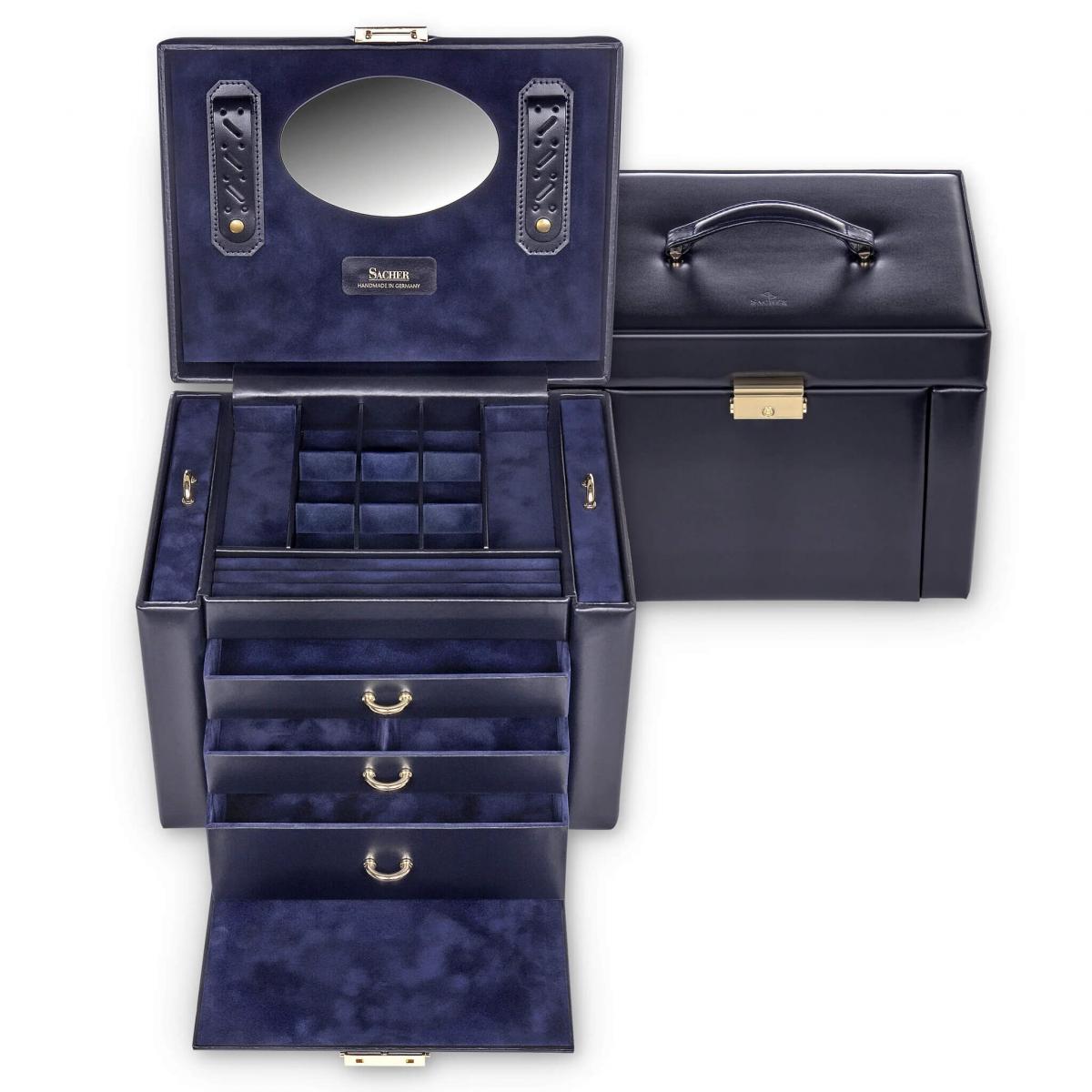 SACHER | Schmuckkoffer Marta Acuro navy (88.301.014023)