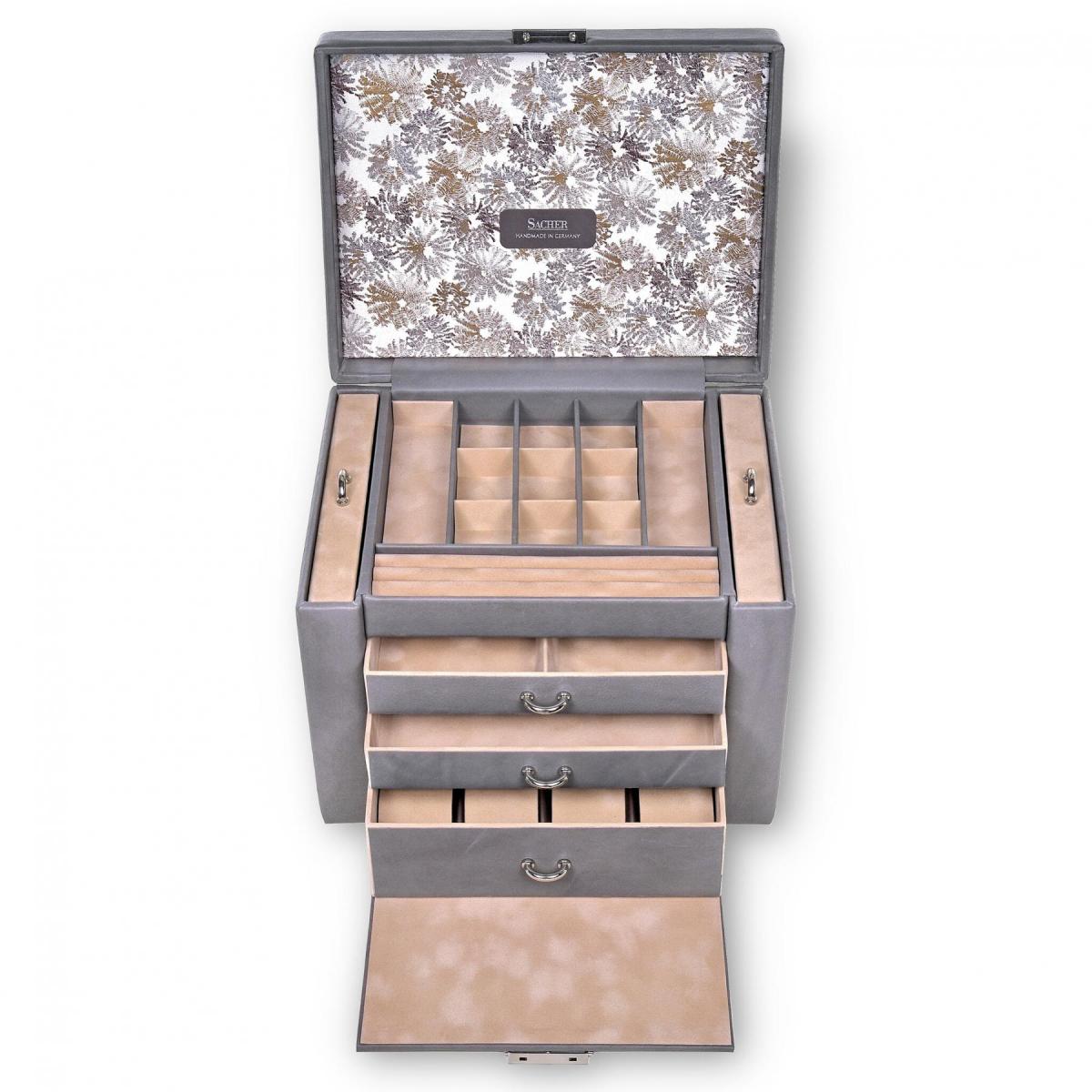 SACHER | Schmuckkoffer Marta Fleur Venice grau (88.510.561643)