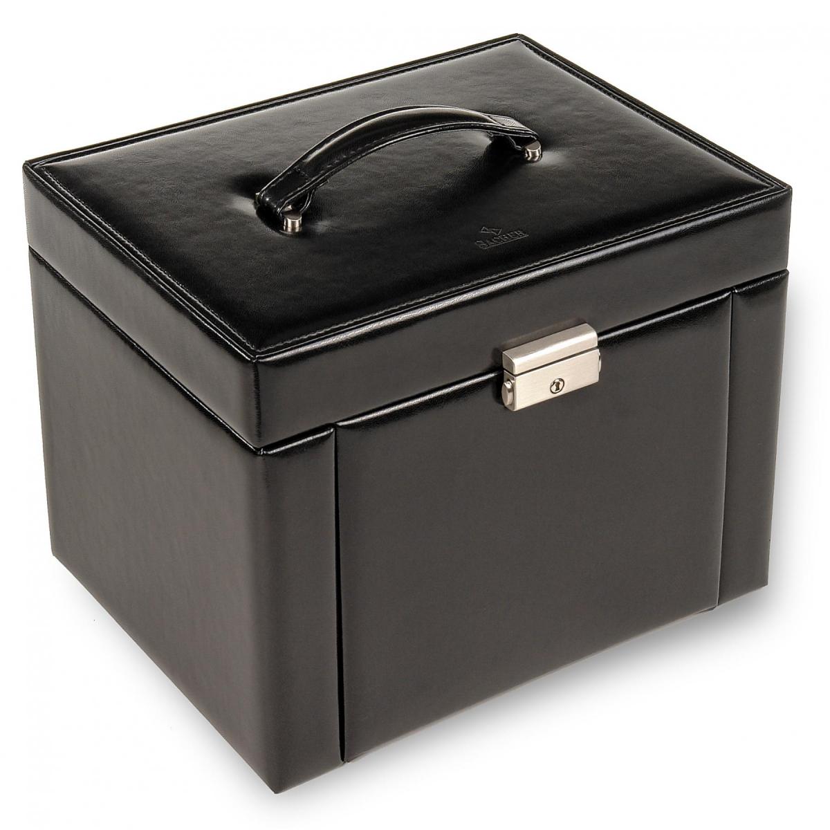 SACHER | Schmuckkoffer Marta New Classic Echtleder schwarz (88.107.010443)