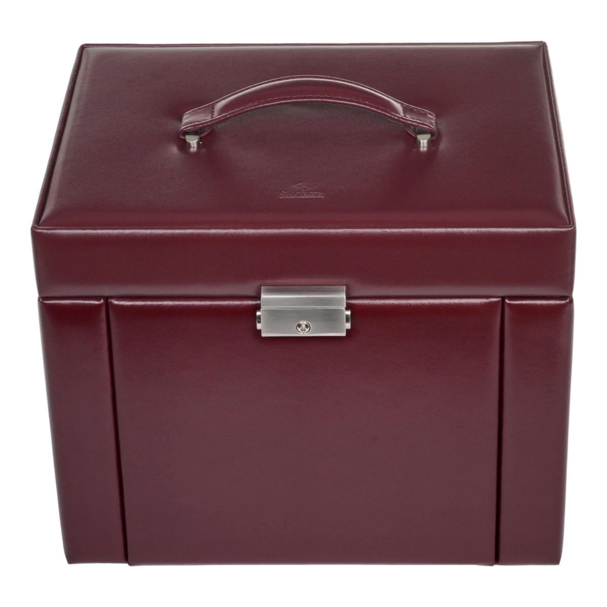 SACHER | Schmuckkoffer Marta New Classic Echtleder bordeaux (88.107.010143)