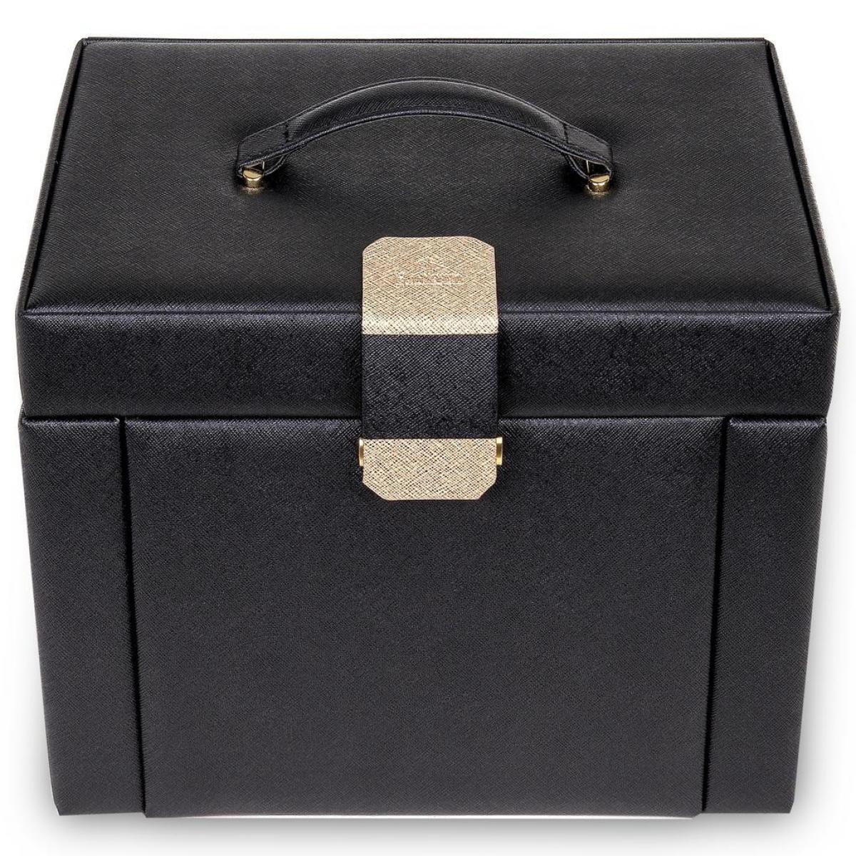 SACHER | Schmuckkoffer Marta Saffiano Lederimitat schwarz (88.000.120443)