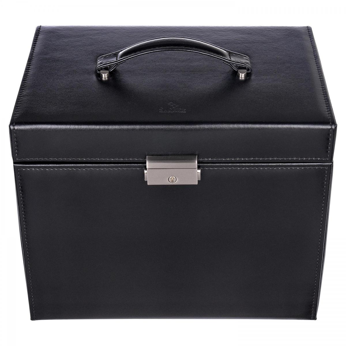 SACHER | Schmuckkoffer Nancy New Classic Echtleder schwarz (86.121.010443)