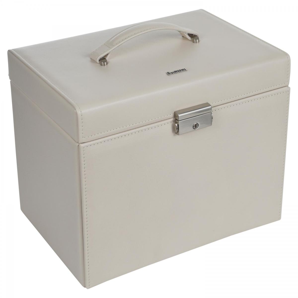 SACHER | Schmuckkoffer Nina Elegance Echtleder ivory (85.518.565608)