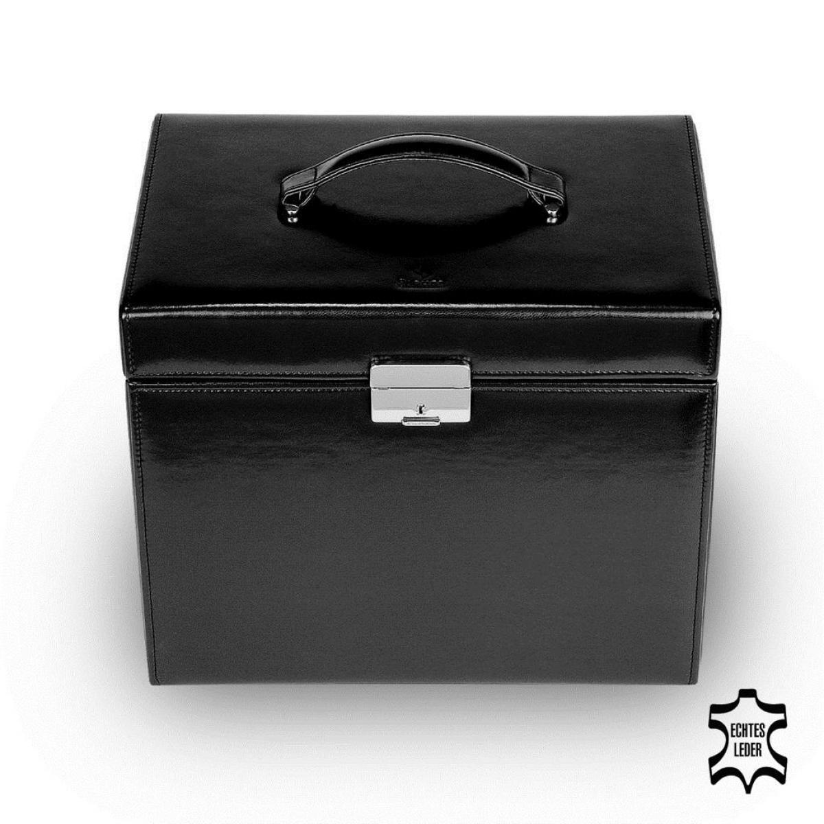 SACHER | Schmuckkoffer Nina New Classic Echtleder schwarz (85.120.010443)