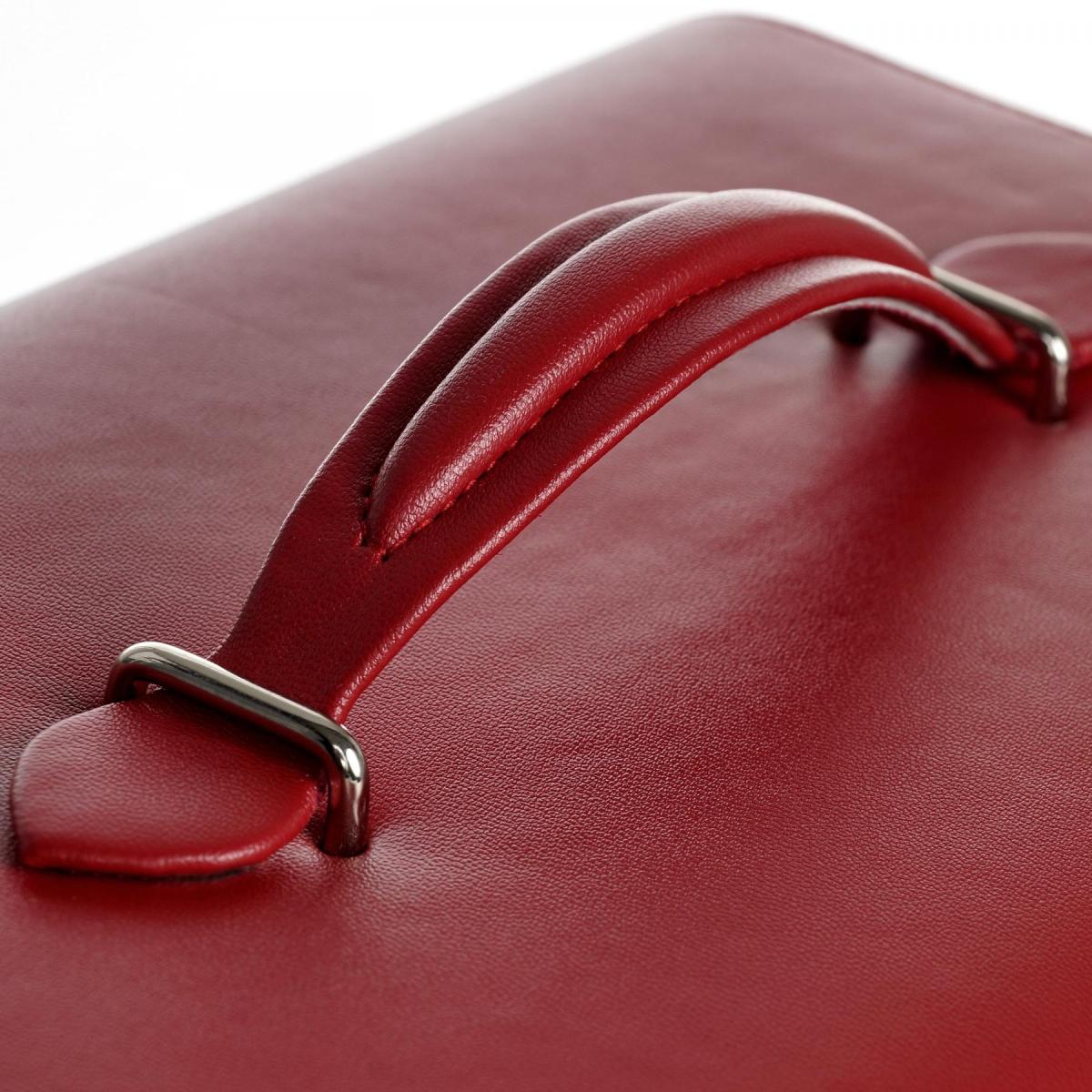 SACHER | Schmuckkoffer Sarah Lederimitat Nappaoptik rot (K7.000.290343)