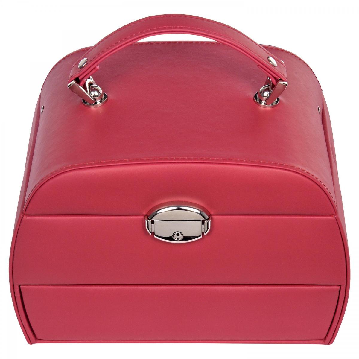 SACHER | Schmuckkoffer Selina Lederimitat Nappaoptik rot (K5.000.290343)