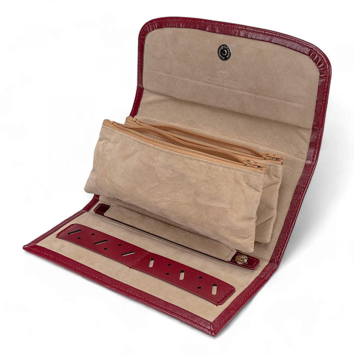 WINDROSE | Schmucktasche Merino rot (803340.00)