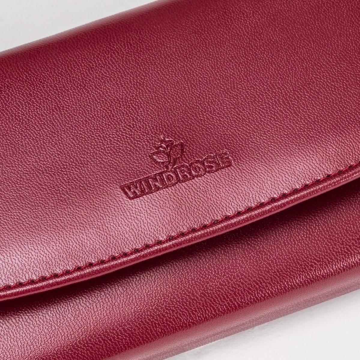 WINDROSE | Schmucktasche Merino rot (803340.00)