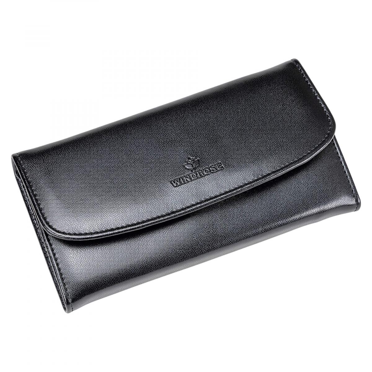 WINDROSE | Schmucktasche Merino schwarz (803340.08)