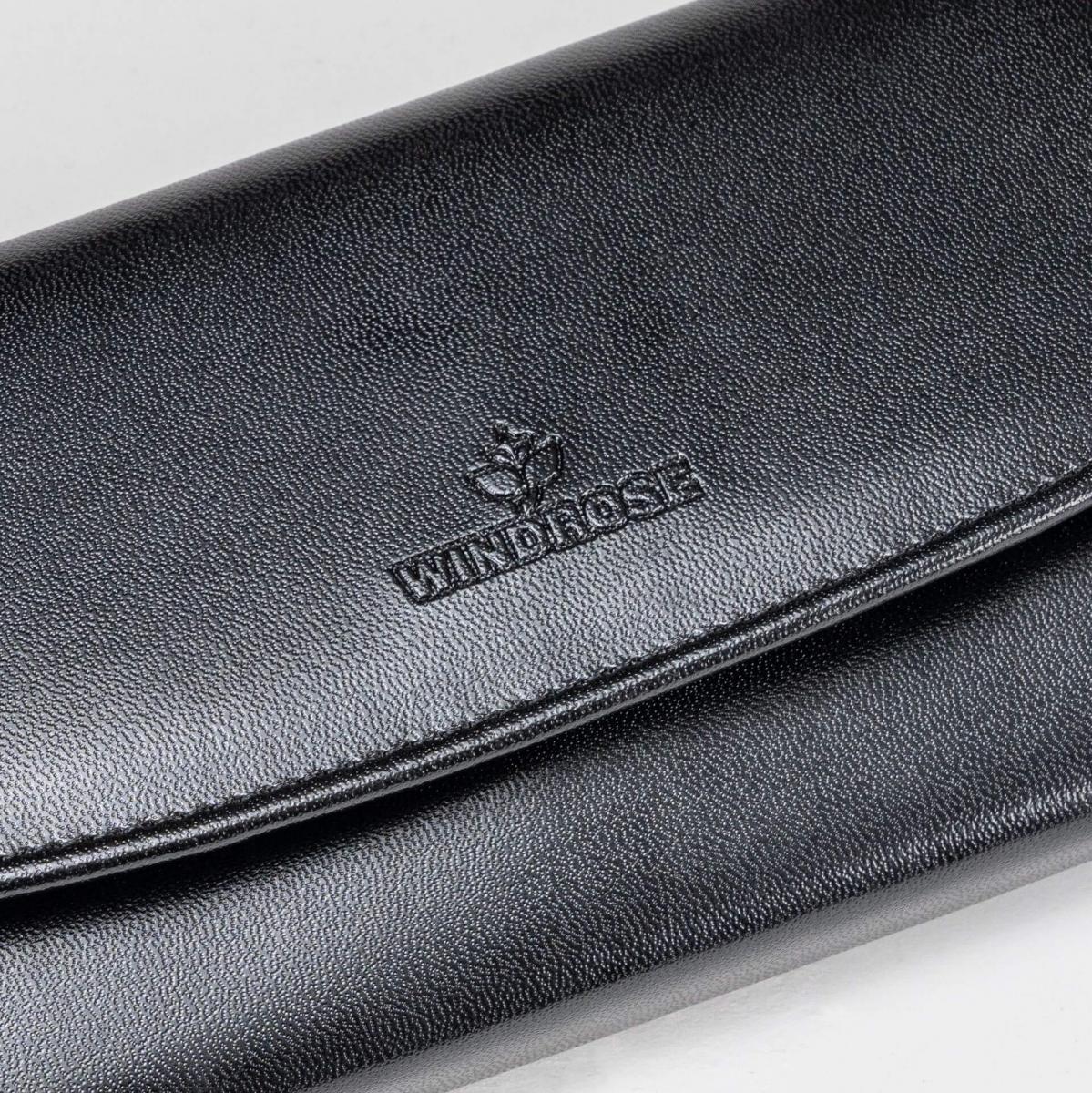 WINDROSE | Schmucktasche Merino schwarz (803340.08)