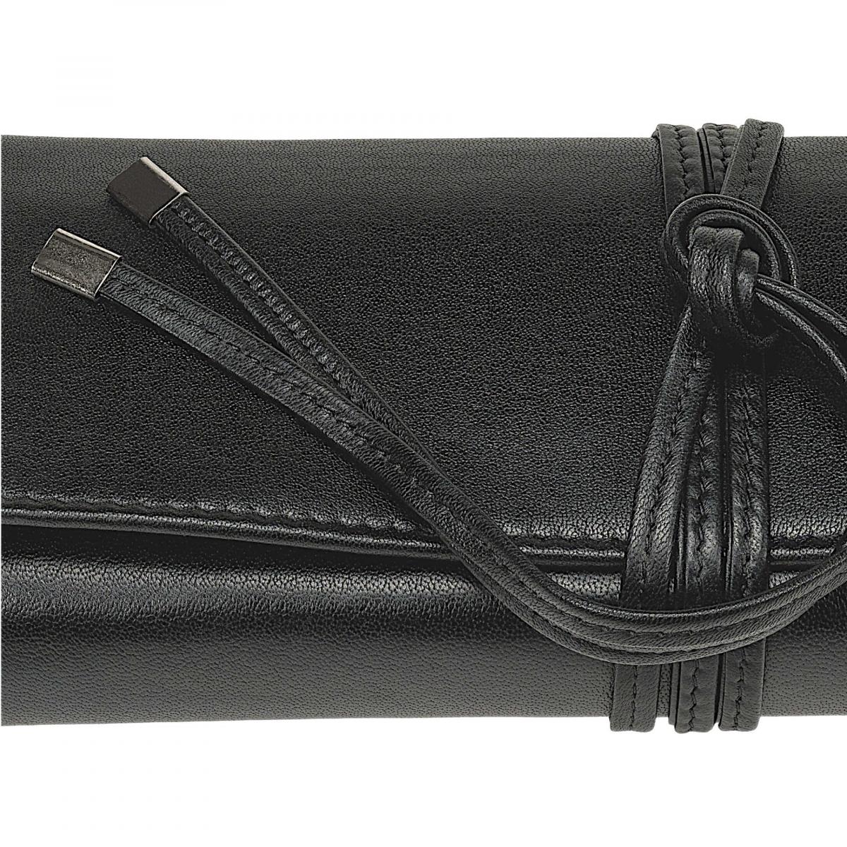 WINDROSE | Schmucktasche XL Nappa Vollrindleder schwarz (803108.08)