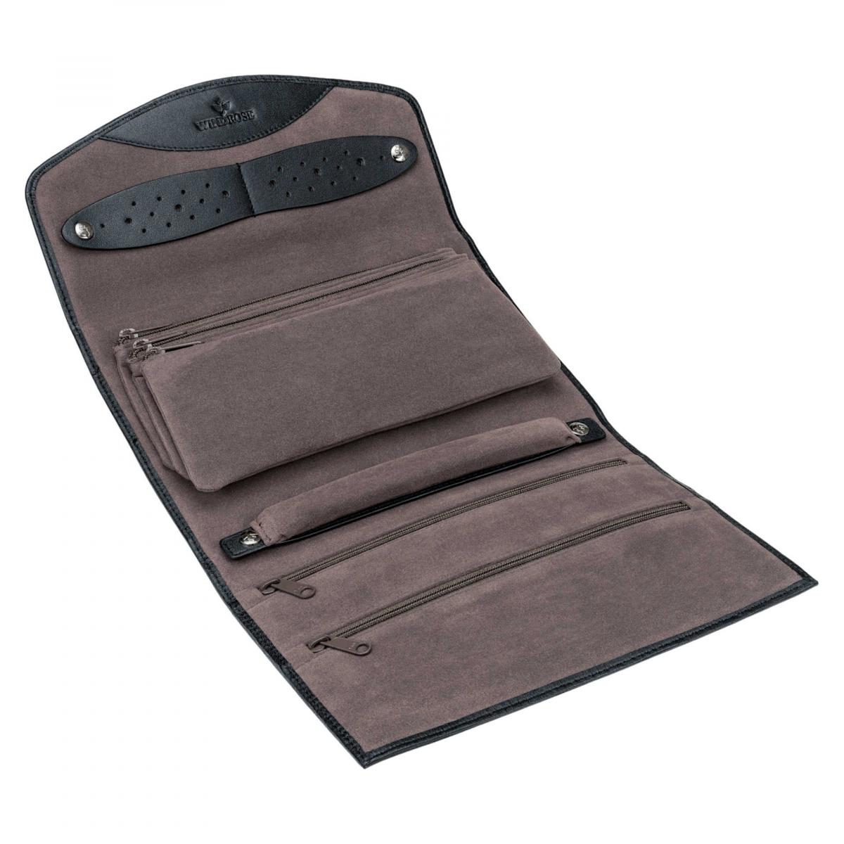 WINDROSE | Schmucktasche XL Nappa Vollrindleder schwarz (803108.08)