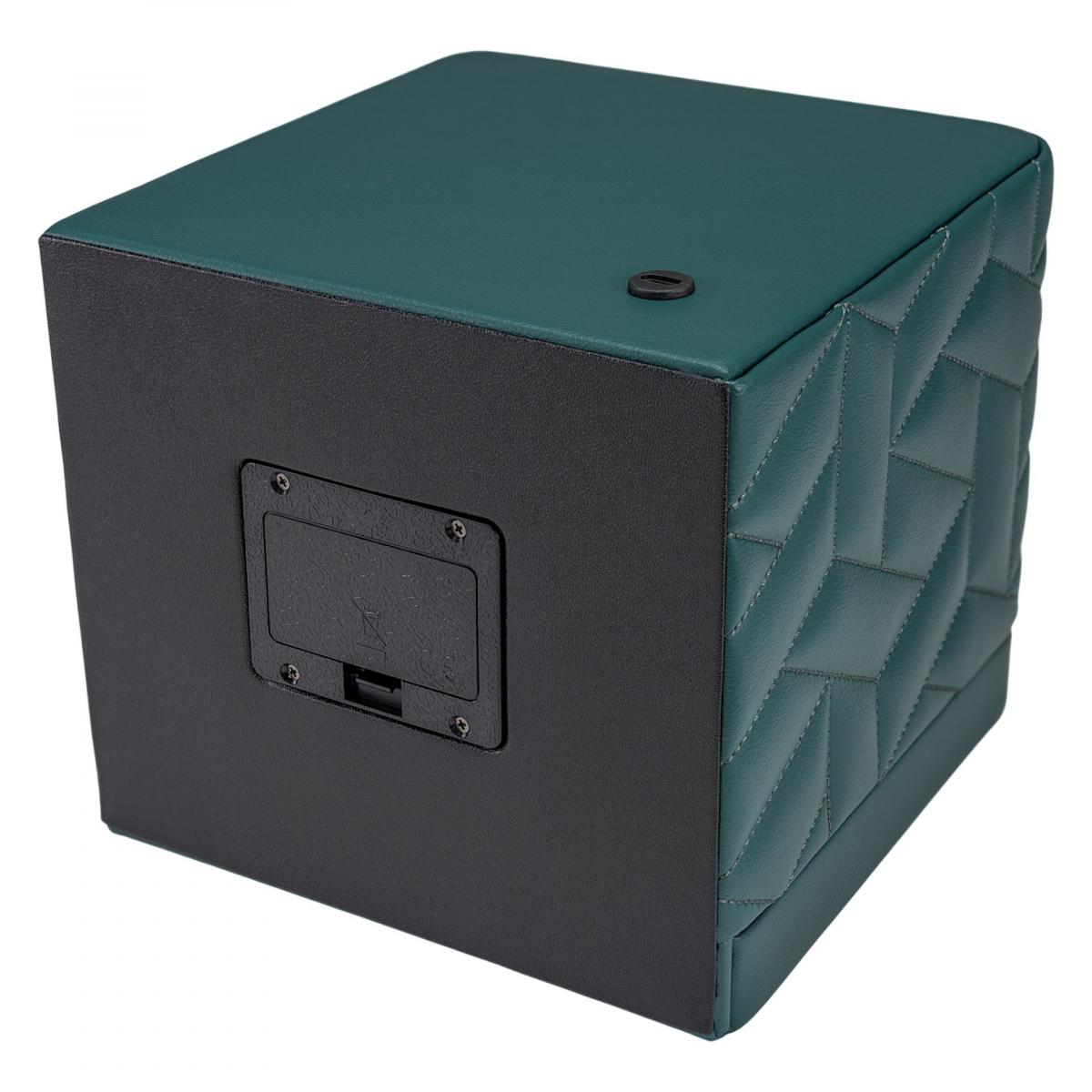 WINDROSE | Uhrenbeweger Noblesse 1 Uhr Lederimitat Velours petrol (851301.13)