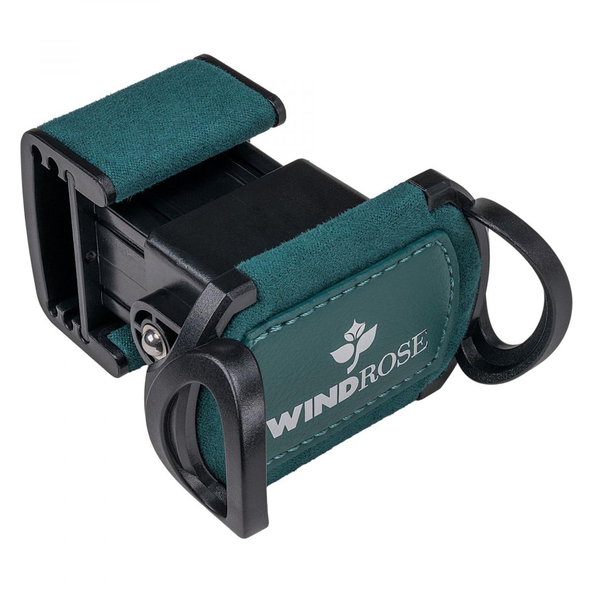 WINDROSE | Uhrenbeweger Noblesse 2 Uhren Lederimitat Velours petrol (851302.13)