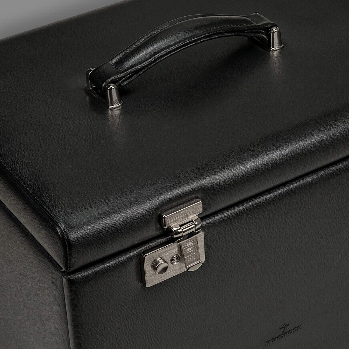 WINDROSE | Schmuckkoffer Ambiance Rindleder schwarz (803216.08)