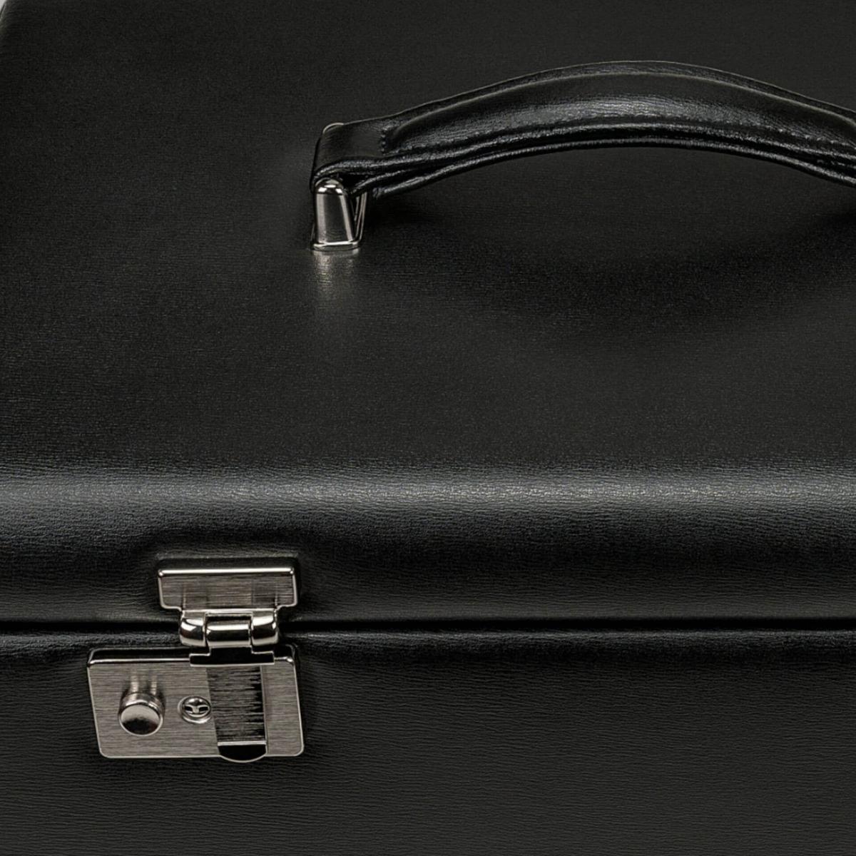 WINDROSE | Schmuckkoffer Ambiance Rindleder schwarz (803216.08)