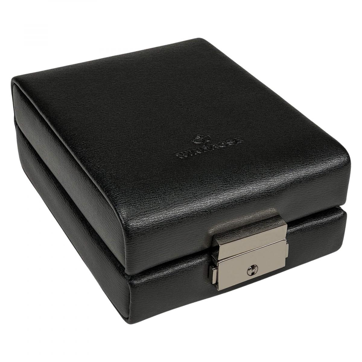 WINDROSE | Schmuckkoffer Ambiance Rindleder schwarz (803216.08)