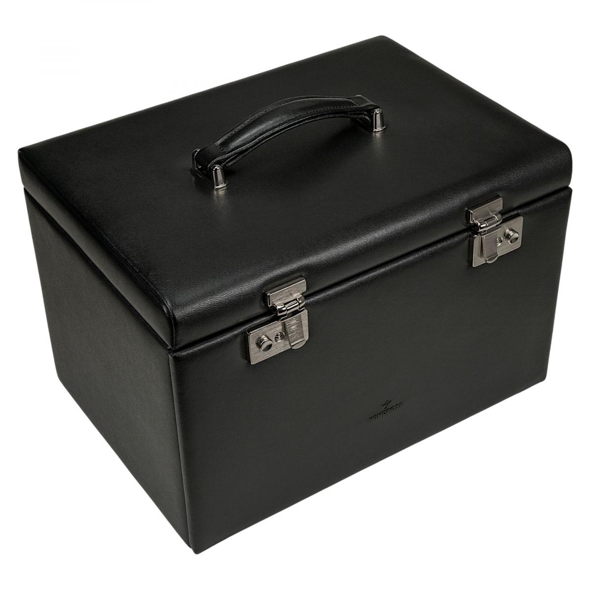 WINDROSE | Schmuckkoffer Ambiance Rindleder schwarz (803216.08)
