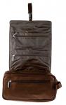 Kulturtasche ROLL UP (schokobraun)