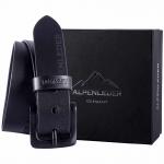 Ledergürtel ALPENLEDER (ebenholz)