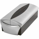 HAN | Visitenkartenbox DELTA Silber Edition (2755-77D)